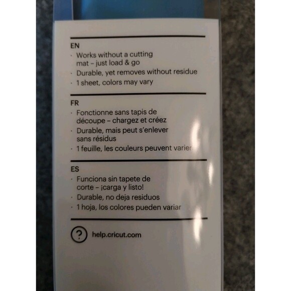 Cricut Smart Vinyl - Removable (12 ft) - Ocean NEW! - Picture 6 of 7